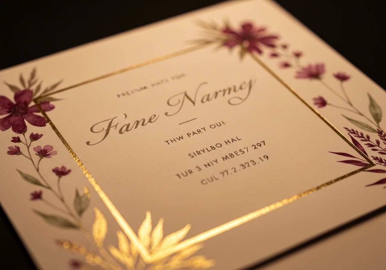 AI birthday invitation video maker digital card example