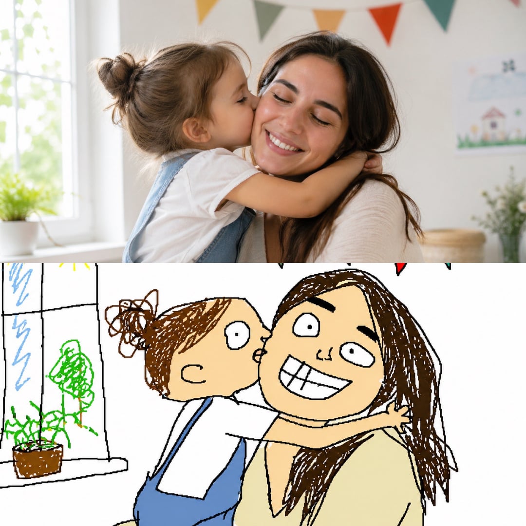Reference image workflow for MS Paint redraws
